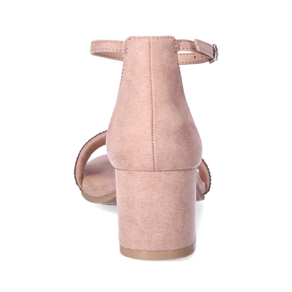 Madden NYC Women's Block Heel City Sandal size 9 blush color - Picture 3 of 3
